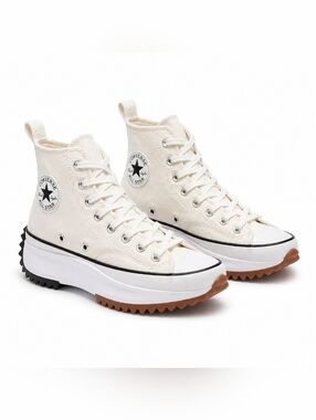 Converse Chuck Taylor Lugged Platform High Top Sneakers Off White Women’s Size 8